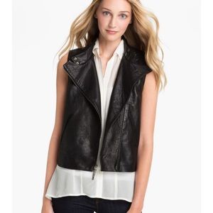 Tito by Vince Camuto Leather Vest